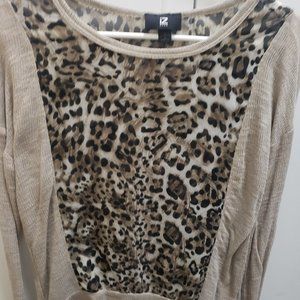 Womens leopard long sleeve